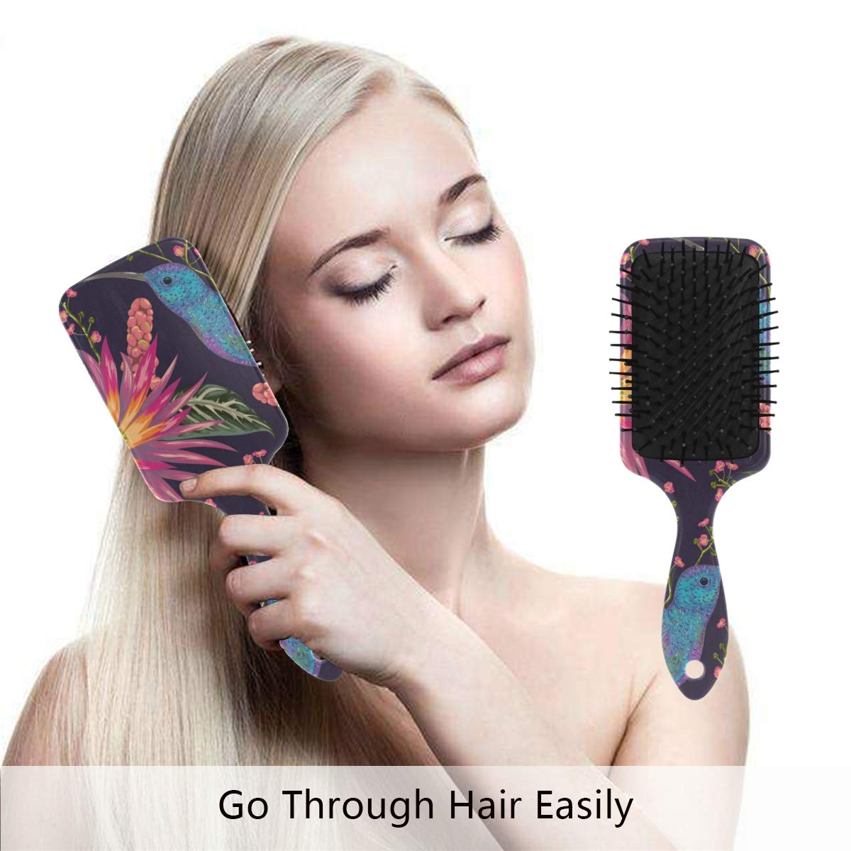 Amazon Com Chinese Cuckoo Flowers Art Prints Hair Brush Comb