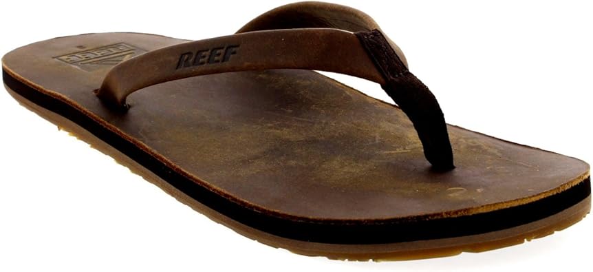 reef skinny leather flip flops