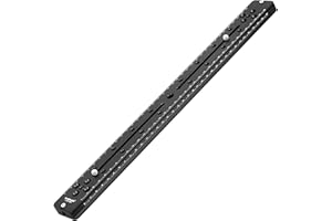 Koolehaoda 400mm Rail Plate Multi-Purpose Dual Rail Quick Release Plate Aluminium Alloy Plate Compatible with Arca Swiss for 