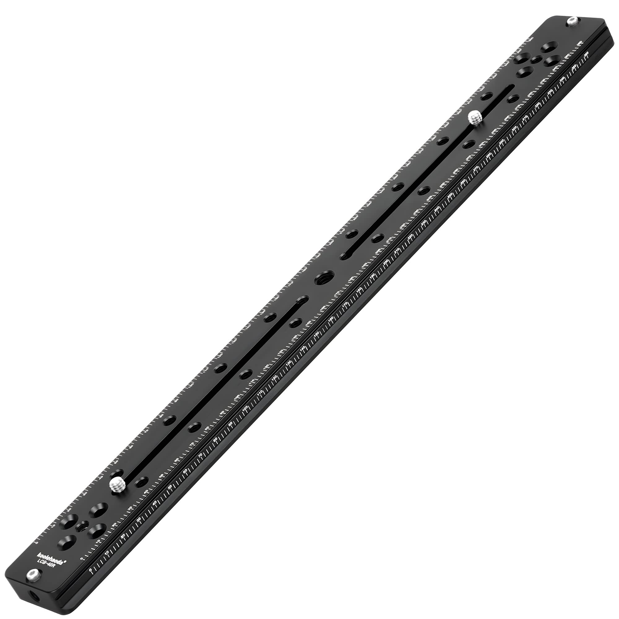 Koolehaoda 400mm Rail Plate Multi-Purpose Dual Rail Quick Release Plate Aluminium Alloy Plate Compatible with Arca Swiss for Camera