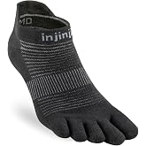 Injinji Men's Run Midweight No Show Toesocks