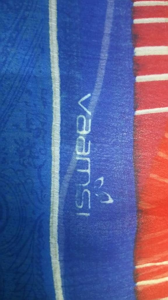 vaamsi georgette saree with blouse piece