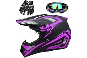 TXXFWJ Adult 4 Wheeler Helmet, Motocross Helmet DOT/FMVSS-218 Certification Comfortable and Breathable Full Helmets for Locomotives Used in All Seasons