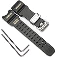 Resin Watch Accessories Compatible with Casio G-shock GWG-1000 GWG1000 Mudmaster Men's Strap Sport Waterproof Replacement Bracelet