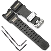 Resin Watch Accessories Compatible with Casio GWG-1000 GWG1000 Mudmaster Men's Strap Sport Waterproof Replacement Bracelet