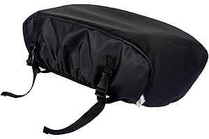 EUDORA Small Winch Cover, Weather Resistant Dustproof Cover Ideal for Electric Winches 2500 to 5500 lbs, Heavy Duty Waterproof UV-resistant Winch Protective Cover, Indoor/Outdoor Use