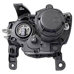 TRQ 2 Piece Headlight Assembly Set Halogen Driver