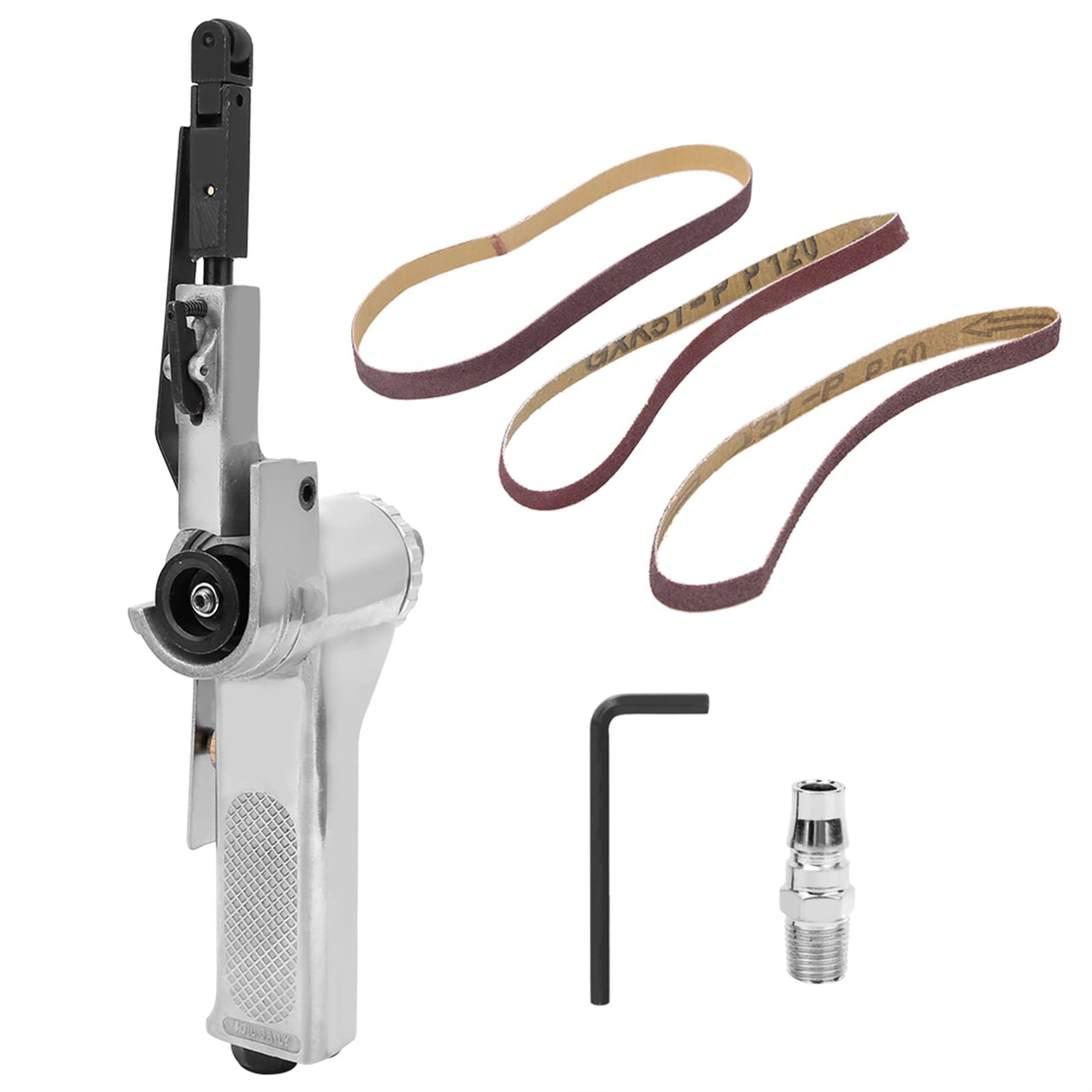 Belt Type Metal Surface Polishing Pneumatic Belt Sander 10mm Grinder Air Tools