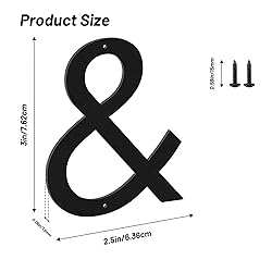 3 Inch House Numbers and Metal Letters for Outdoor