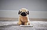 Living Nature Plush Pug Dog & Puppy Bundle 20cm 16cm Brown Realistic Toy view 5