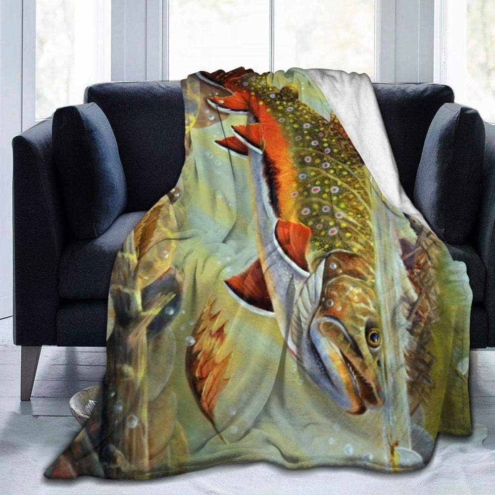 HGGZJUA Mantas,Pesca con Mosca De Trucha De Arroyo Manta De Piel Súper