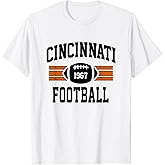 Cincinnati Football Athletic Vintage Sports Team Fan T-Shirt