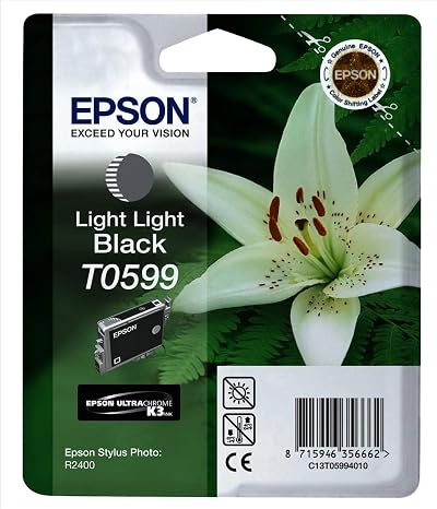 Epson T0599 Ink Cartridge Light Light Black Standard Capacity 13ml