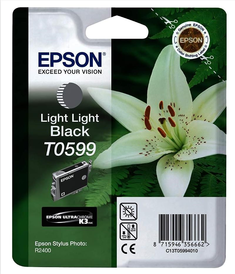 Epson T0599 Ink Cartridge Light Light Black Standard Capacity 13ml