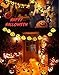 GiBot Halloween Pumpkin Lights Lanterns, 20 LED 6.9 feet Battery Powered Pumpkin String Lights 3D Jack o Lantern Halloween Pumpkin Lights Decor for Indoor Outdoor Party Ideas, Orange