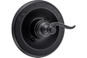 LOWCUS Pressure-Balancing Valve Trim Replacement for D 14 Series, Matte Black