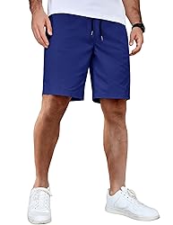 COOFANDY Men's Drawstring Shorts Stretch Waistband