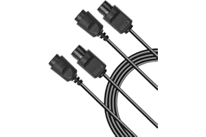NOVEMS N64 Controller Extension Cable, N64 Extension Cord Compatible with Nintendo 64 N64 Controller Gamepad - 6Ft / 2Pack