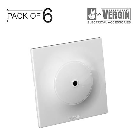 Vergin Polycarbonate 5 5 Modular Ceiling Rose Pack Of 6