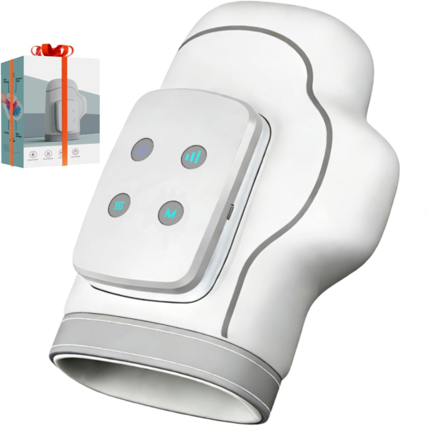 Photo 1 of cilotus Cordless Hand Massager with Heat and Compression, Portable Electric Hand Massage for Glove, Arthritis & Wrist Carpal Tunnel, Hand Pain Relief, White Elephant Gifts for Adults Mom,Women