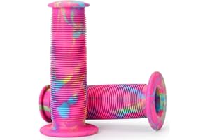 Kids Bike Grips - Kid Bicycle Grips Handlebar 22.2mm for 12”to 16”Bike with Safe Mushroom Pattern | 105mm Soft Toddler Balanc