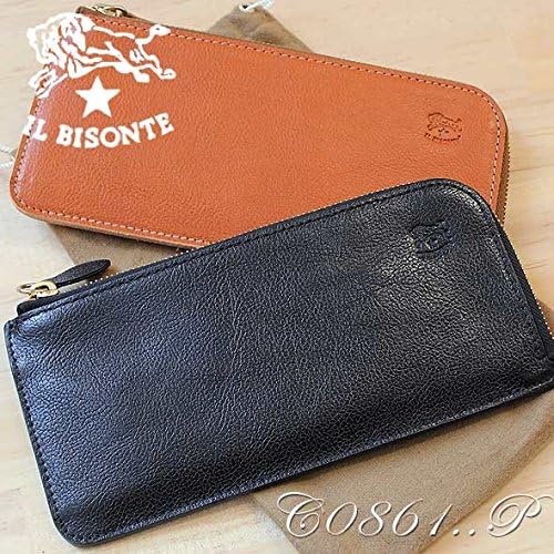 Amazon 並行輸入品 イルビゾンテ Il Bisonte L字ファスナー長財布 小銭入れなし C0861 P Vacchetta C0861 P 455 ダークブラウン 財布