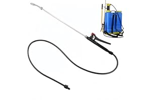 BRYHZKCM 29 Inches Sprayer Wand,Sprayer Wand Replacement Compatible with PetraTools & Greenworks, Backpack Sprayer Parts, With Shut off Valve (29 Inches Sprayer Wand & Hose)