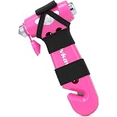 Dlvkavo Window Breaker, 3-in-1 Emergency Escape Tool with Car Safety Hammer and Seat Belt Cutter, Safety Emergency Car Escape