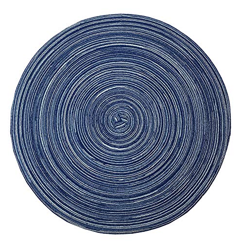 RedA，Placemats,Round Placemats for Dining Table Set of 4 Woven Heat