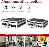 JoyFan YB001 Mini Portable Aluminum Craft Travel Tool Box Black 180x110x55mm view 4