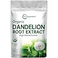 Organic Dandelion Root Tea Powder, 1lb (16oz) | Up to 450 Servings | Pure Dark Roasted Dandelion Root Supplement for Tea | Herbal Extract for Digestion & Immune Support | Caffeine Free, Non-GMO