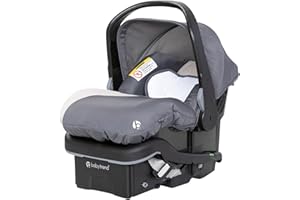 Baby Trend EZ Lift 35 Plus Ergonomic Lightweight Rear Facing Infant Car Seat with Multi-Position Base and Cozy Cover, Magnolia Gray