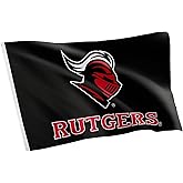 Desert Cactus Rutgers R Flag - 3 x 5 Feet Knights Banner, Indoor/Outdoor Durable Fabric, 100% Polyester Design (Style 4)