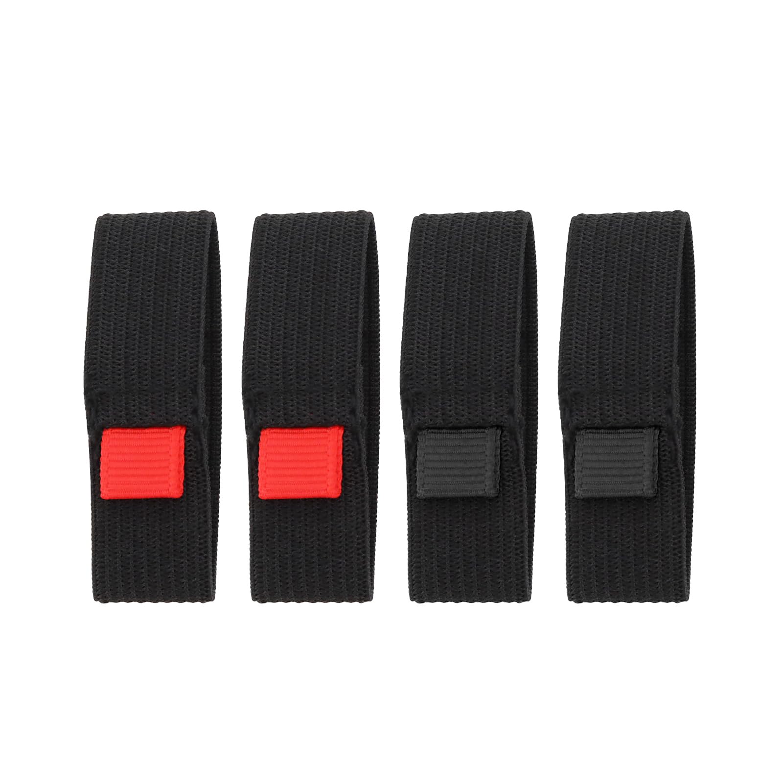 ECSiNG 4-Pack Fishing Reel Protective Straps Elastic Fishing Reel Straps with Reels Anti-wear Fishing Gear Protective Accessories Size S
