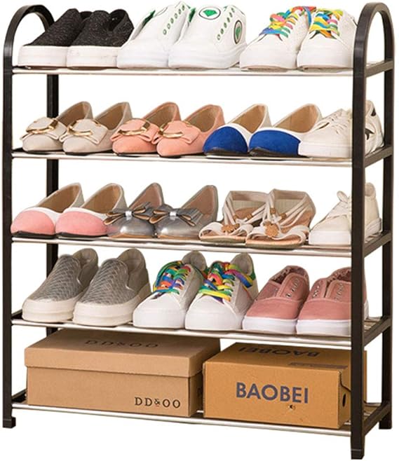 shoe rack Zapatero Casero_Montaje Ajustable,Estante De Zapatos De 5