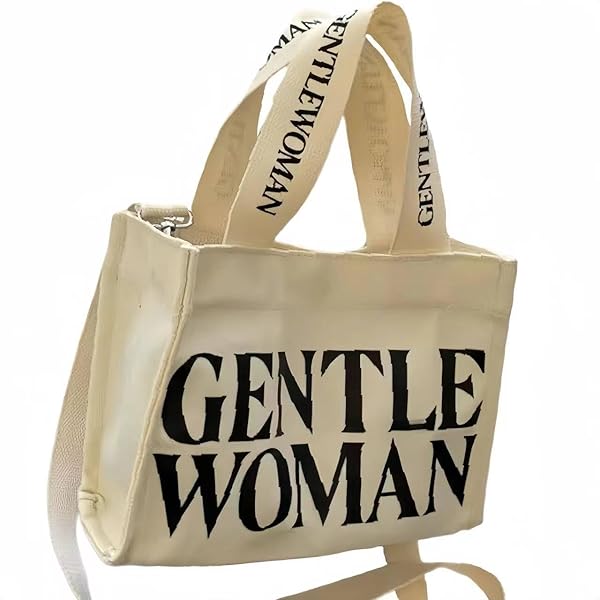 Amazon.com: Gentle Woman Tote Bag Canvas Handbags Shoulder