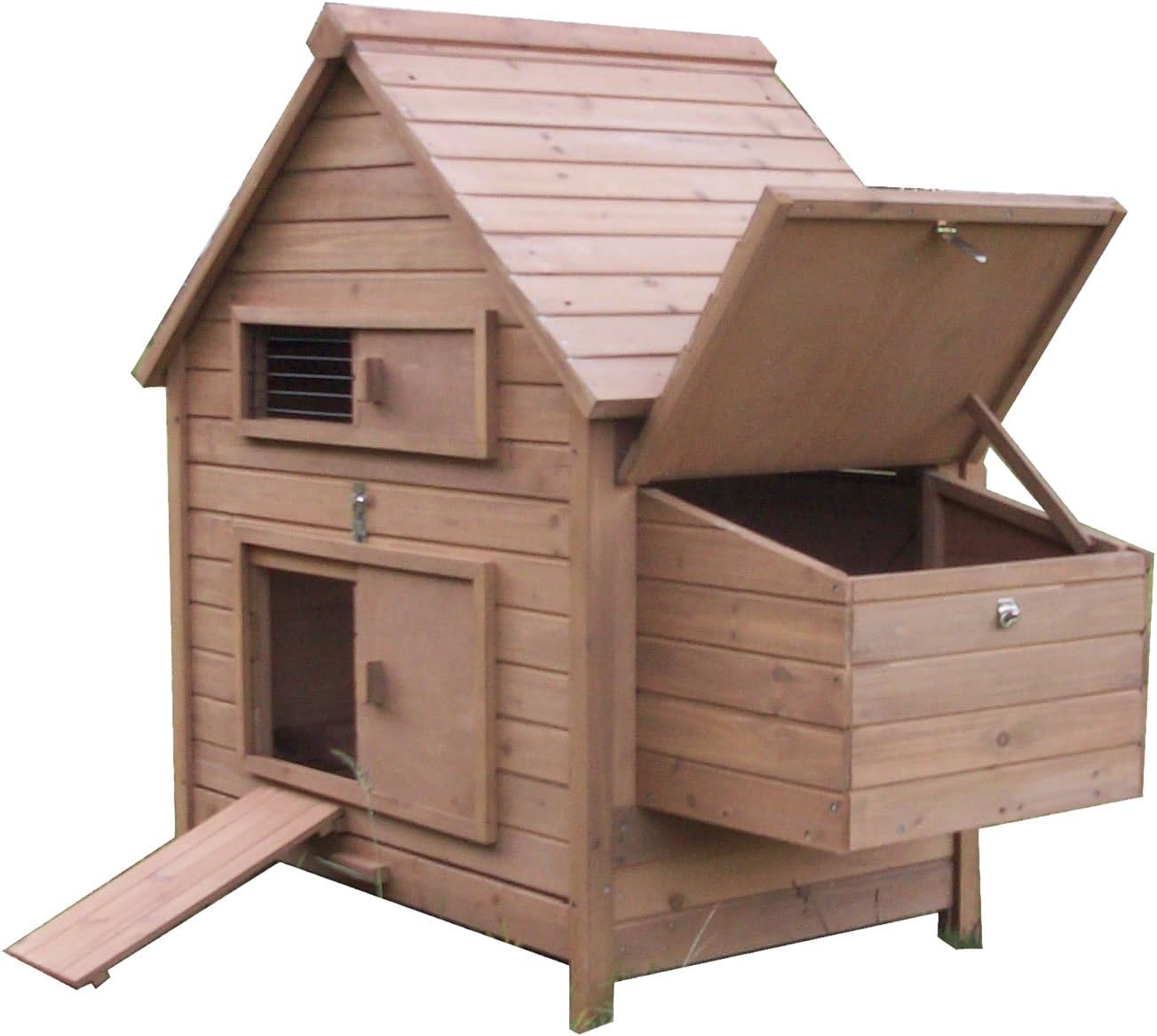 Wooden Hen House Chicken Coop Nesting Box Poultry Ark Home Rabbit