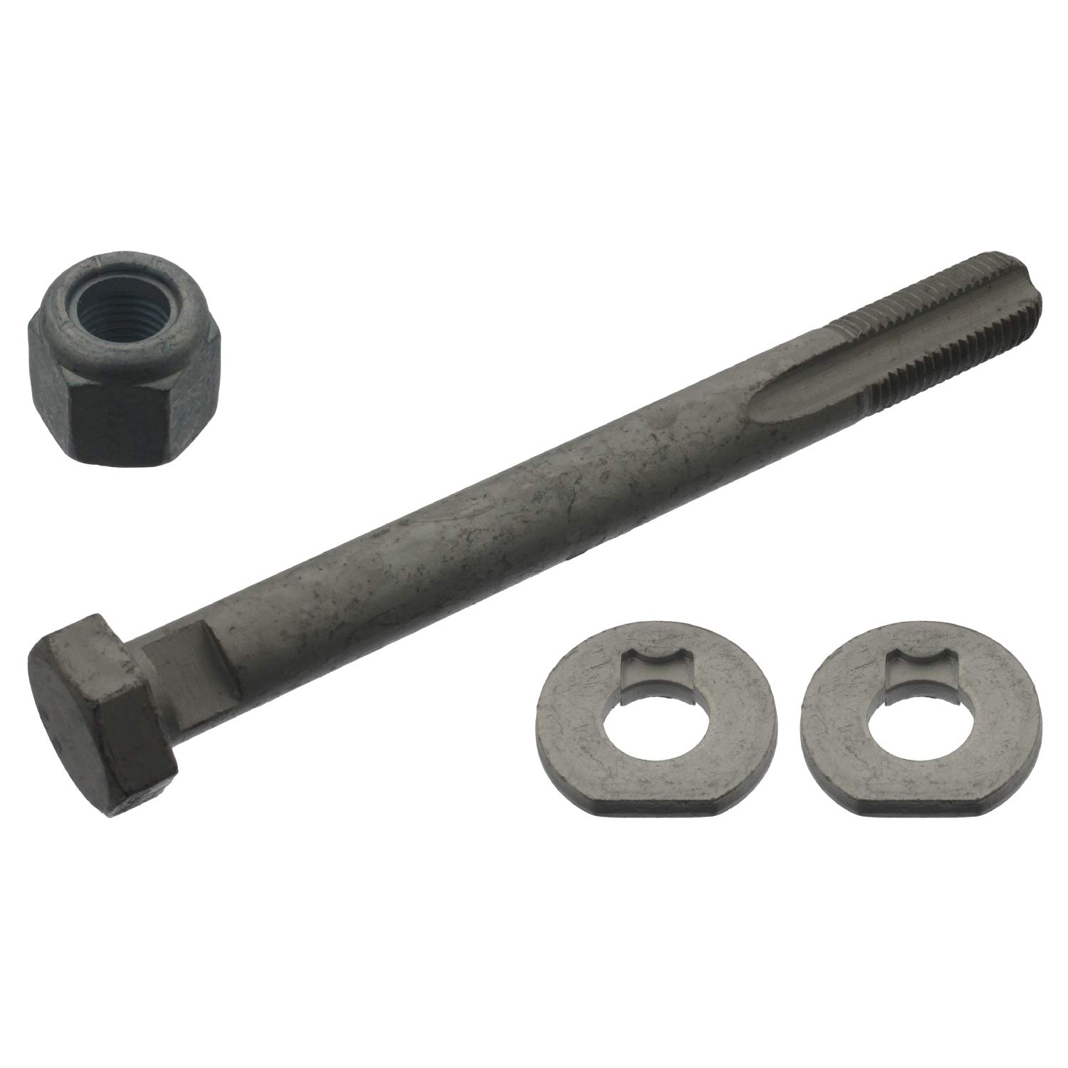 febi bilstein 07758 Eccentric Bolt with levelling discs and nuts, pack of one