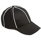Murray Sporting Goods Referee Hat | Black with White Stripes Officials Referee Hat