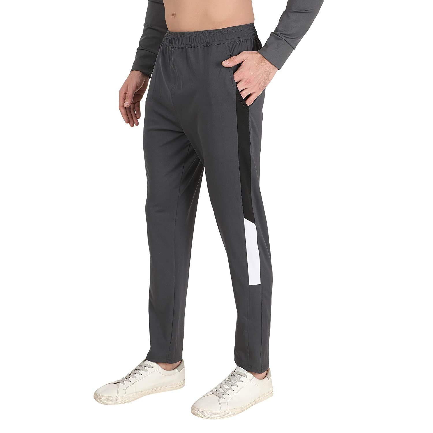 Buy NGR Men's Lycra Sports Lowers Regular Fit 4 Way Lycra Mens Track