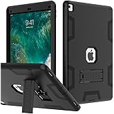 Puxicu Case for iPad Pro 12.9 Case 2017/2015 (Old Model,1st & 2nd Gen), Heavy Duty Rugged Protective, Cover for iPad Pro 12.9" (Model: A1584 A1652 A1670 A1671), Black