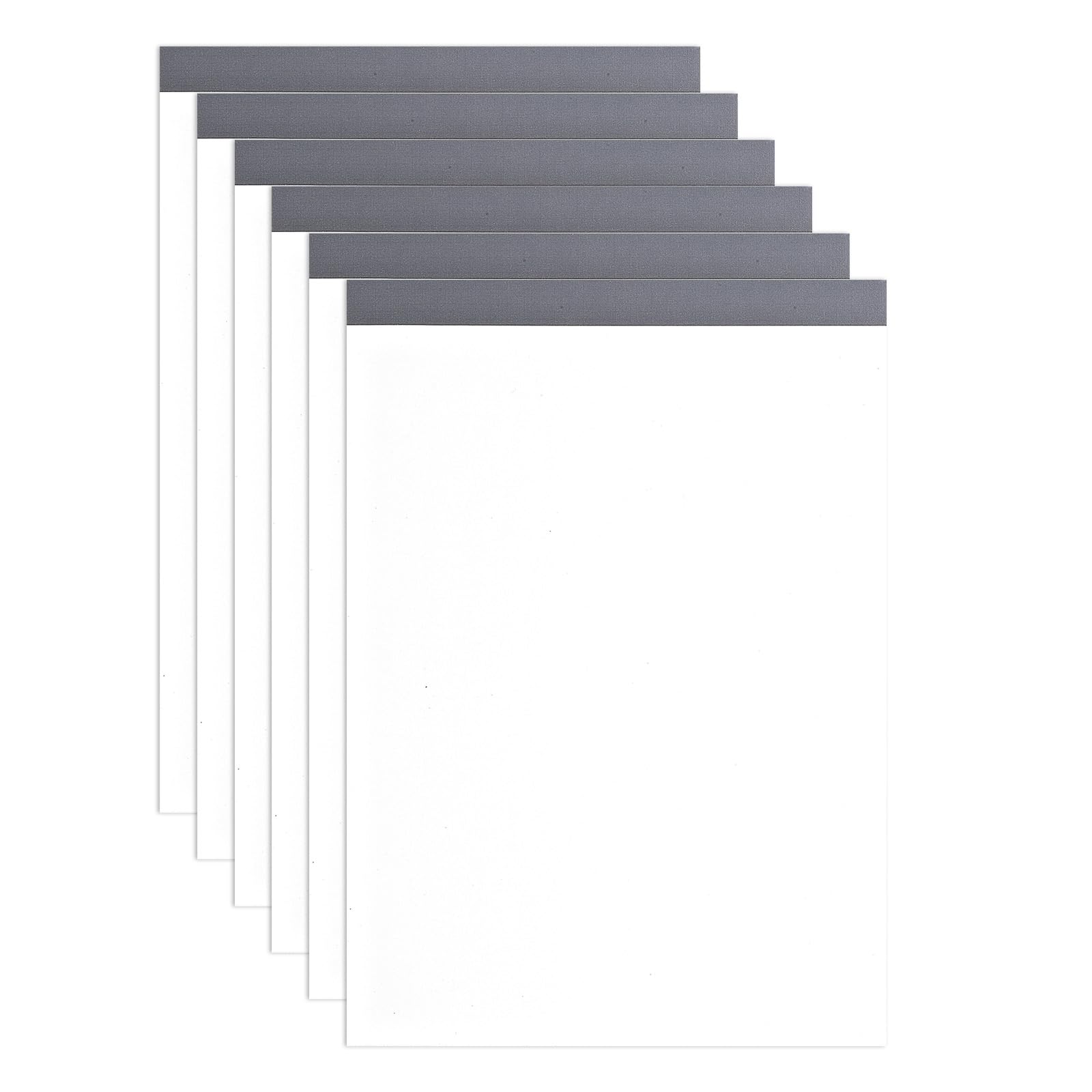 M&G 8.5x11 Note Pads, 6 Pack A4 Legal Pads 70 Sheets Notepads Writing Pad College Blank Calculus Memo Paper Tablet Kraft Cover for Work Writing Note Taking Math Drawing