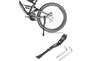 FORTOP Bike Kickstand, Adjustable Aluminum Alloy Bicycle Support Kick Stand Fit for 22-29 Inch Mountain Bike/Road Bicycle/BMX/MTB/City Commuter Bike/Kids Bike/Sports Bike/Adult Bike/Road Bike