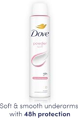 Dove Powder Soft Antiperspirant Deodorant 200 ml Pack of 6 48h Sweat Protection view 6