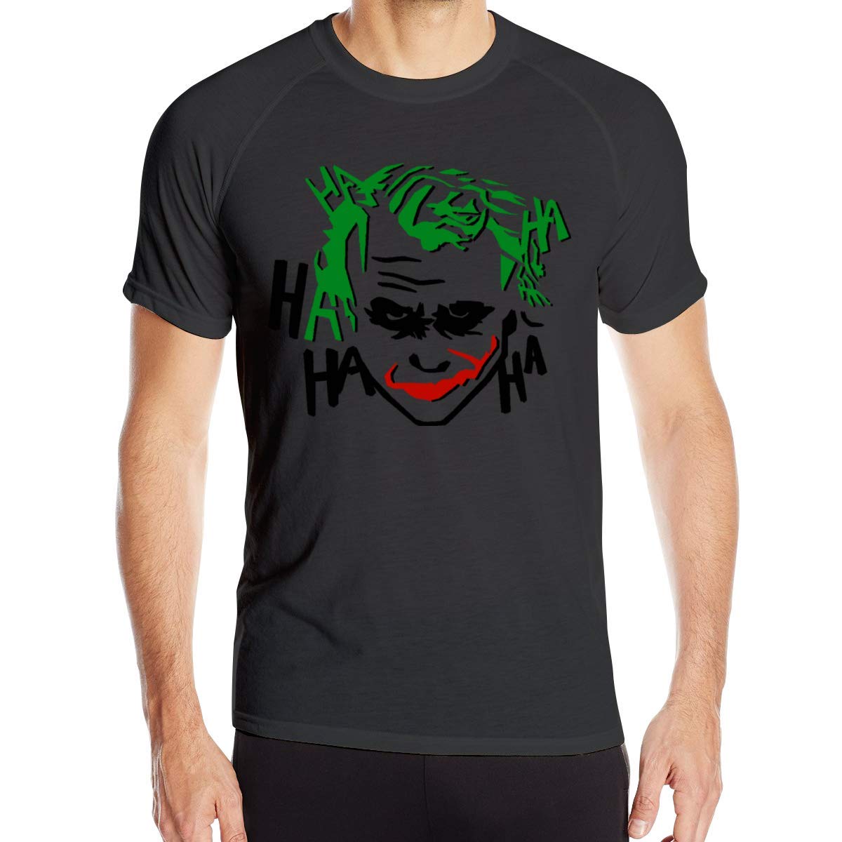 Print With The Joker Ness Training Round Neck T Shirt