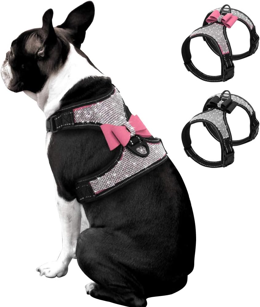 pink harness for large dogs