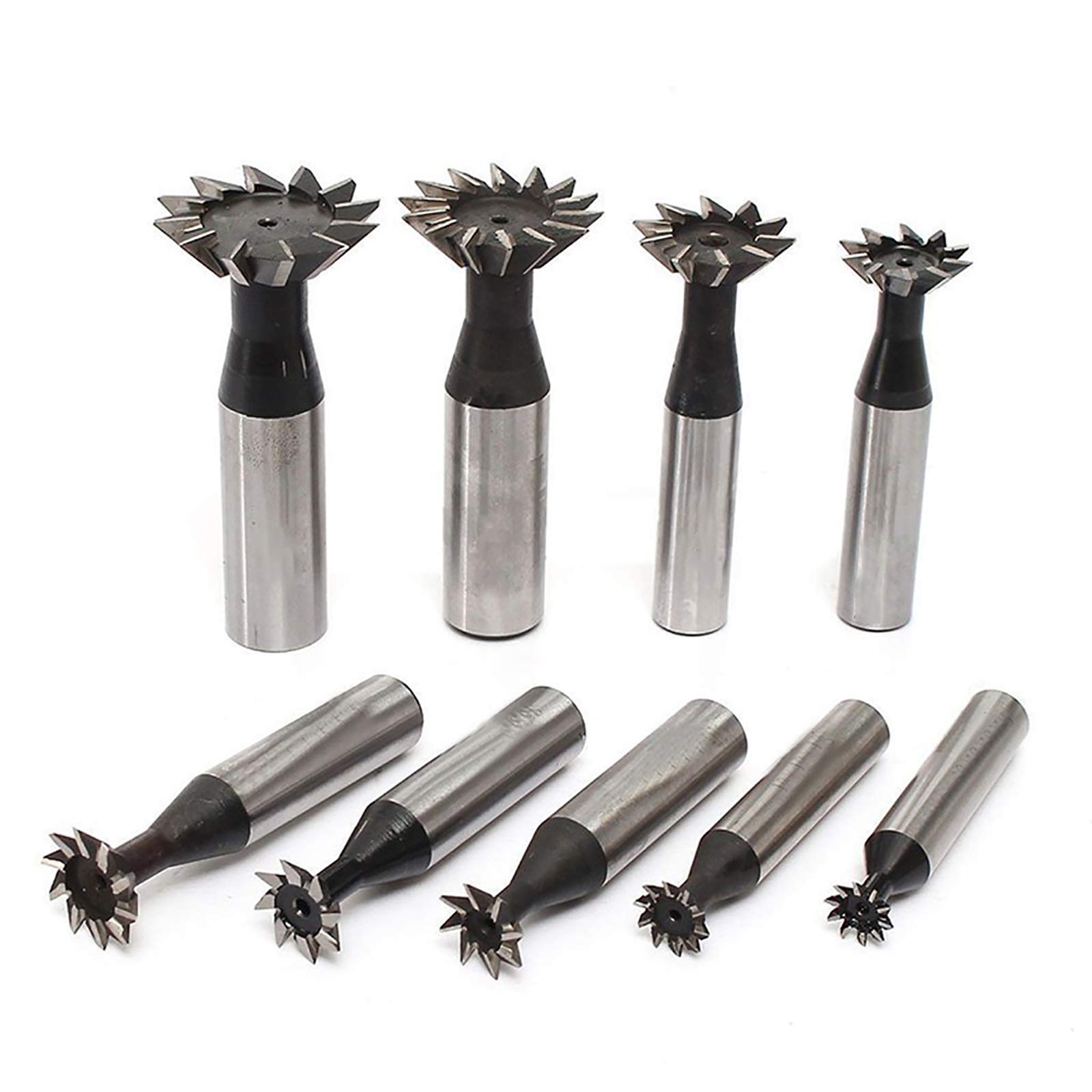 Lathe Cutting Drill Bit HSS End Mill CNC Bit Straight Shank Dovetail Groove Slot Cutter - 25mm*45°