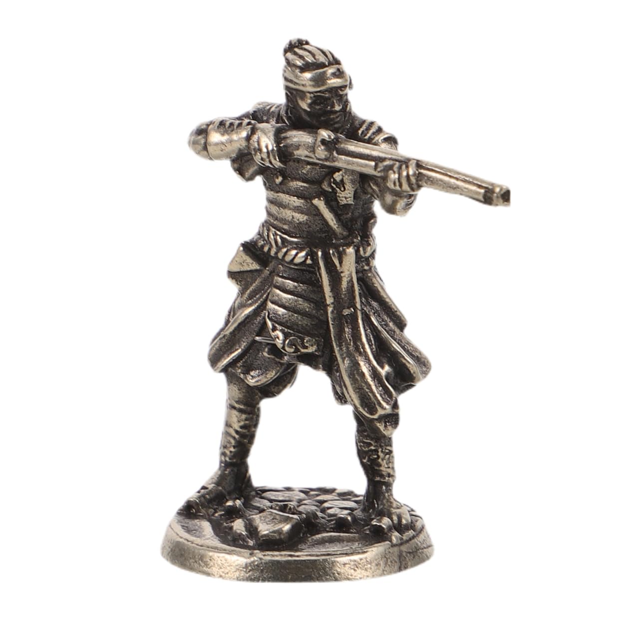 UPKOCH Mini Samurai Warrior Figure 1.22In Japanese Samurai Sculpture Collectible Action Figure Model for Home Office Desk Decor Asian Bushido Ornament