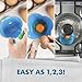 Kitzini Poached Egg Cup. Egg Coddler 4 Set. BPA Free. Microwave Egg Poacher. Nonstick Egg Pod Perfect Silicone Egg Poacher. Easy to Use & Clean. No Mess. 4 Silicone Egg Molds. Dishwasher Safe
