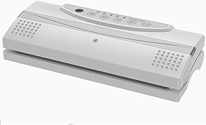 Heat Gun For Shrink Wrapping Food Saver Vacuum Sealer Machine Food Saver Small Household Food Snack Packaging Machine Plastic Bag Seal Seal Foodsaver Vacuum Sealing System (Color : White)